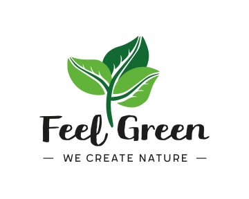 Logo: Feel Green - We Create Nature